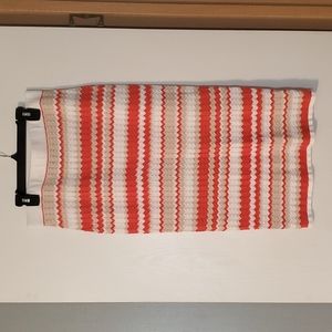 Brand:Derek❤Heart pencil skirt, size L, color: orange chevron print